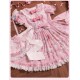 Mademoiselle Pearl Sanrio Hello Kitty Candy Themed Apron Blouse Salopette JSKs and OPs(Reservation/Full Payment Without Shipping)